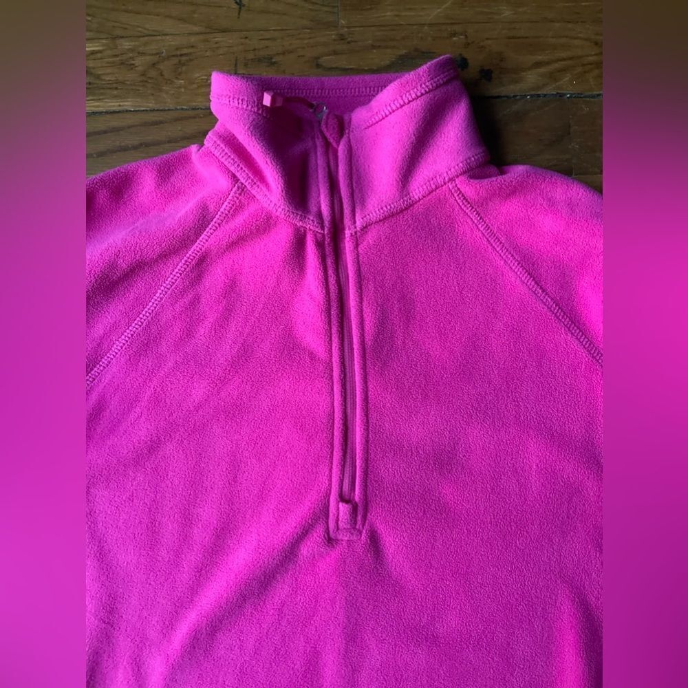 EDDIE BAUER pink 1/4 zip fleece 💗medium💗 - Picture 6 of 10
